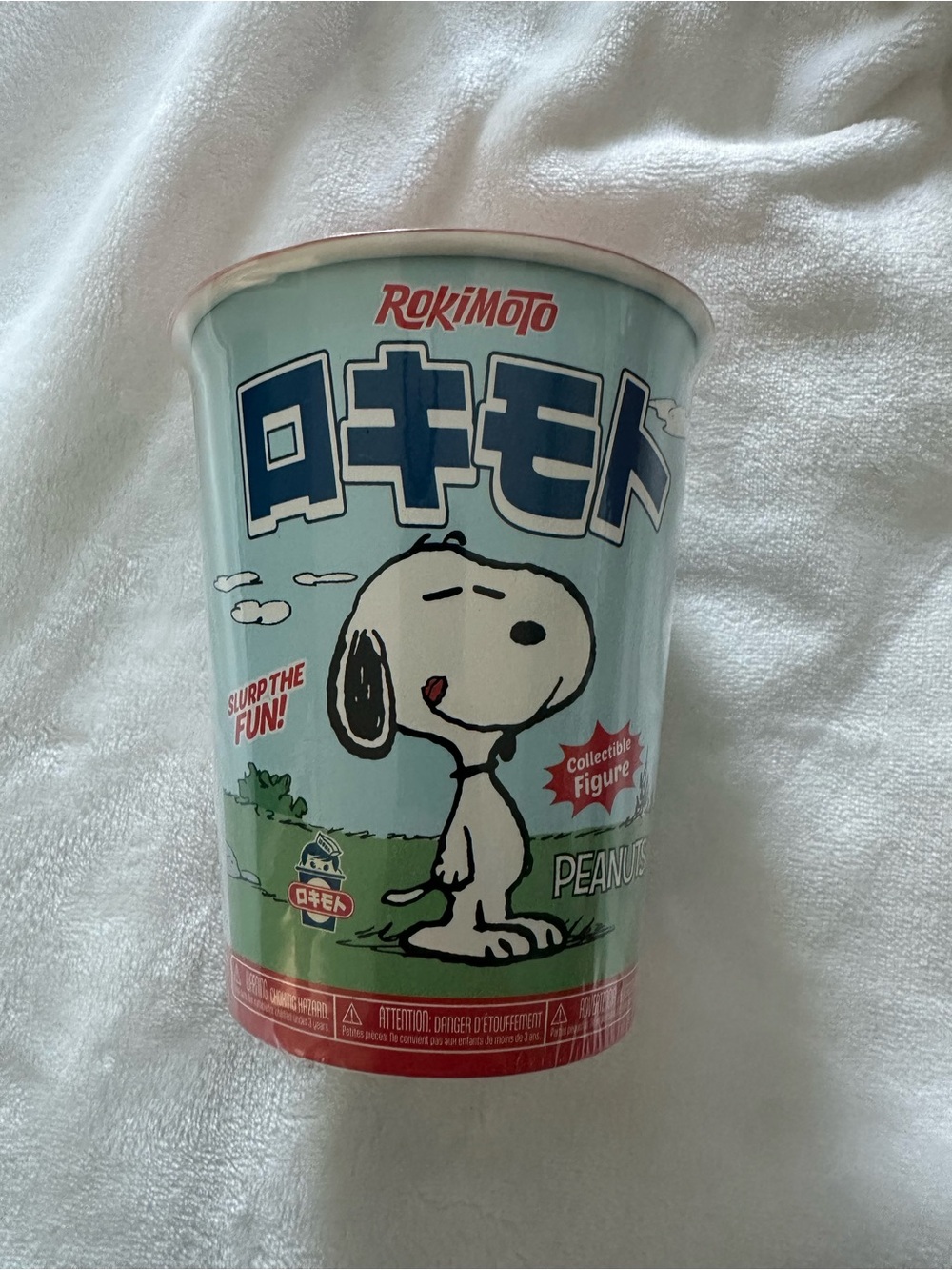 Peanuts Snoopy Cup – Light Blue, White and Red